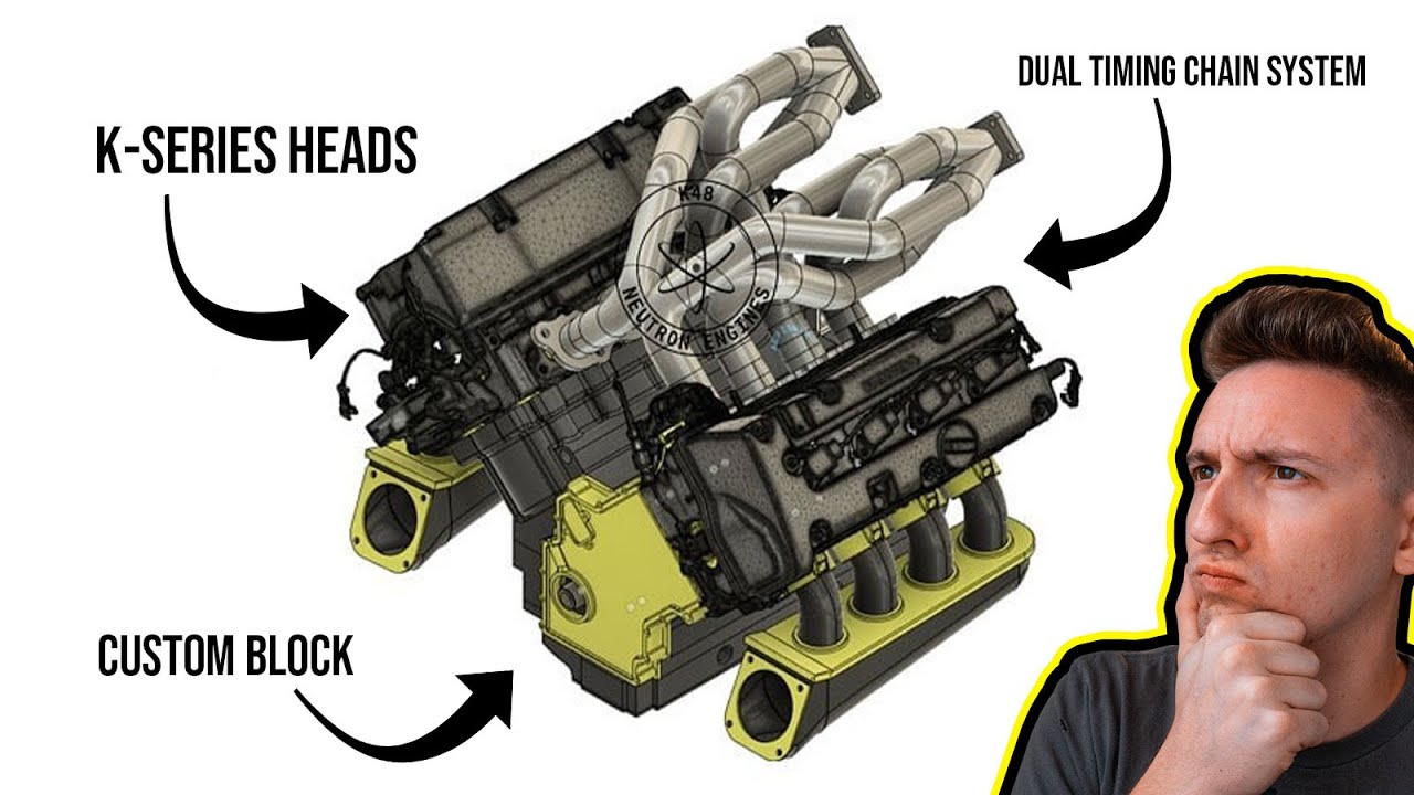 In-Depth Look at The Honda K24 Based V8 Build by Neutron Engines