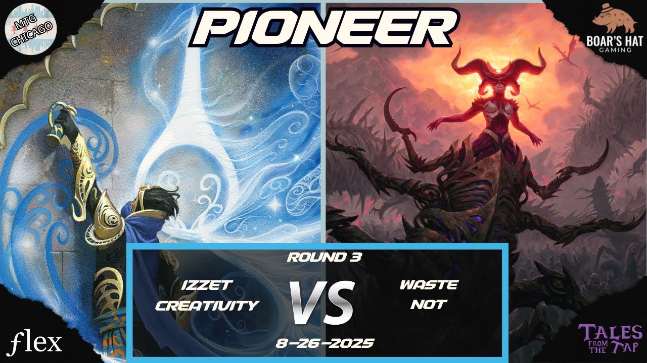 Izzet Creativity VS Mono Black Waste Not   [MTG Pioneer Round 3]