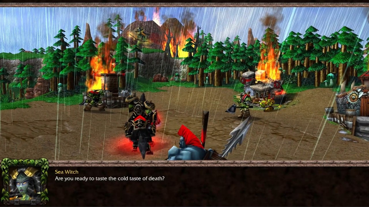 Sea Witch drowns Thrall & the Horde and sinks the island | Warcraft 3 Reversed – Prologue 05