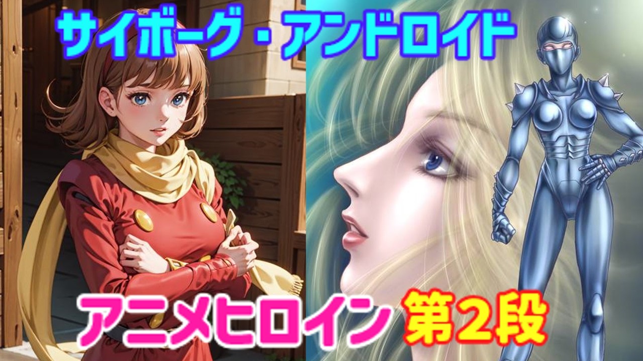 【ゆっくり解説】懐かしいサイボーグ・アンドロイドなアニメヒロイン第２段