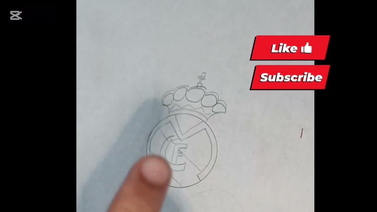 Real Madrid logo ⚽⚽⚽⚽