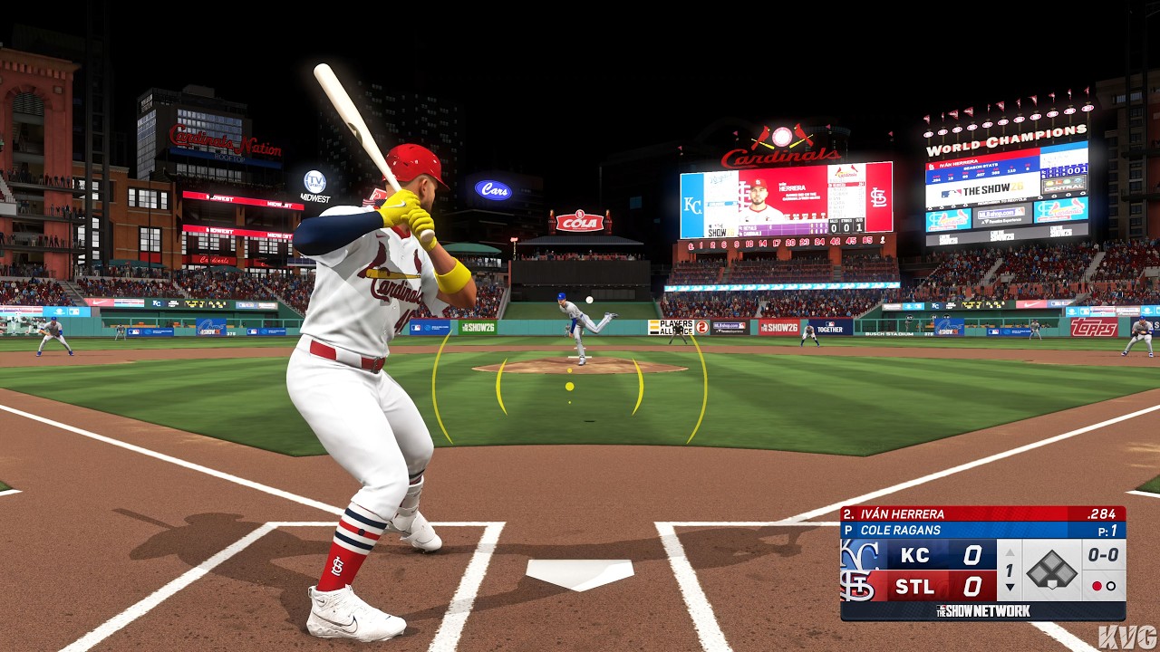 MLB The Show 26 - Kansas City Royals против St. Louis Cardinals - Геймплей (PS5 UHD) [4K60FPS]