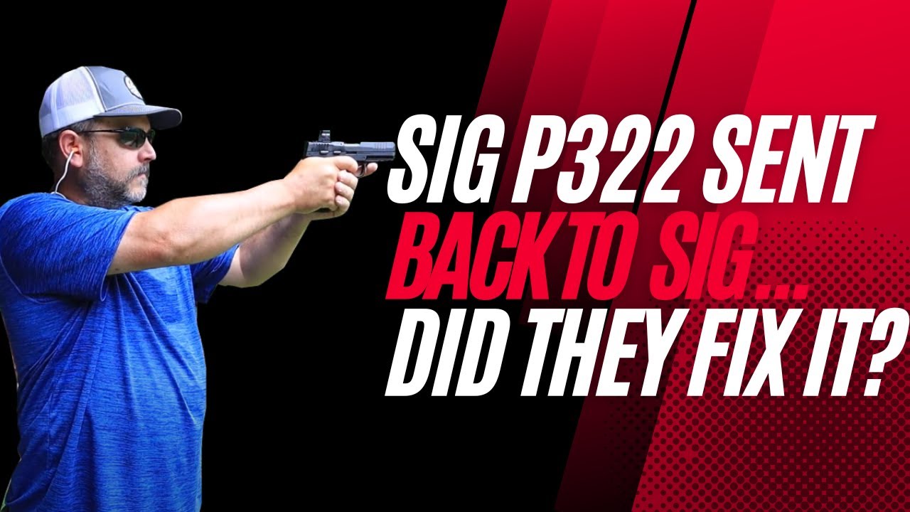 Did Sig Sauer Fix My P322? Sig Sauer P322 leaded barrel