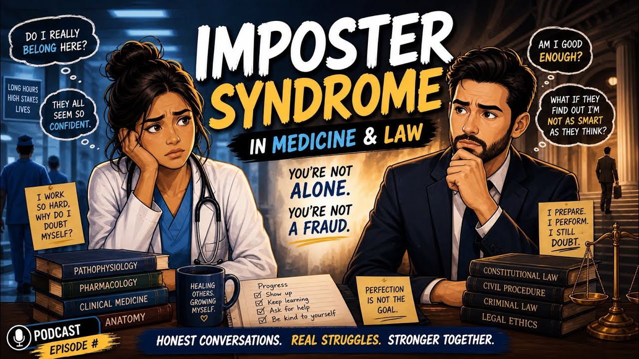 Lawyer and Doctor Discuss Imposter Syndrome Through Their Education and Careers - Ep. 12