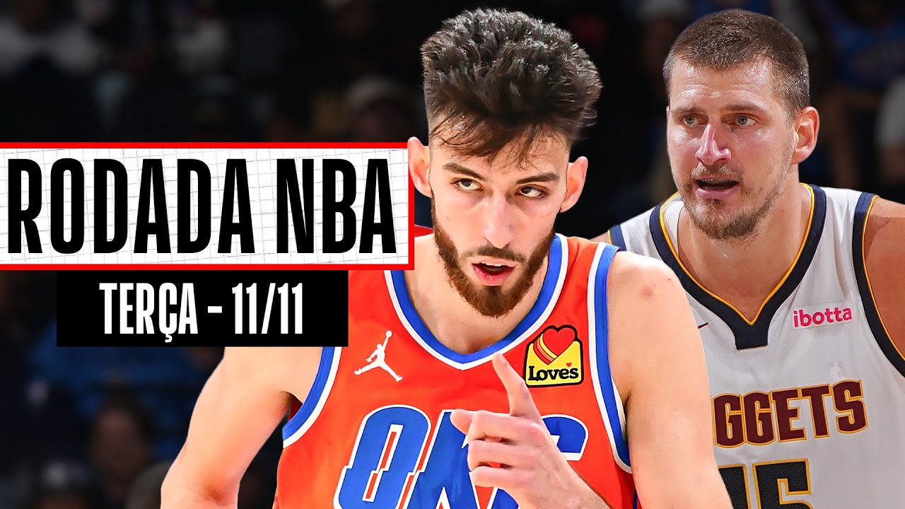 HOLMGREN tem 100% de ACERTO vs WARRIORS; JOKIC lidera DENVER à 5ª vitória SEGUIDA - Rodada NBA 11/11