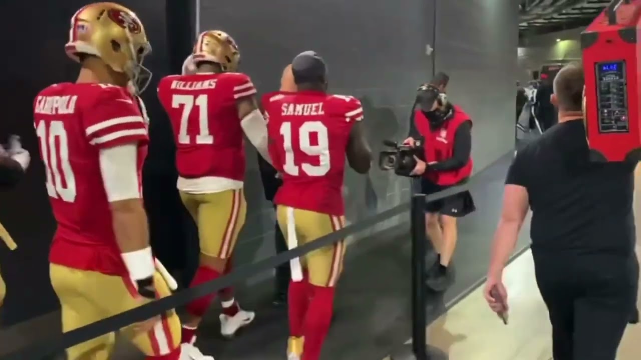 49ers got the coldest walkout in sports