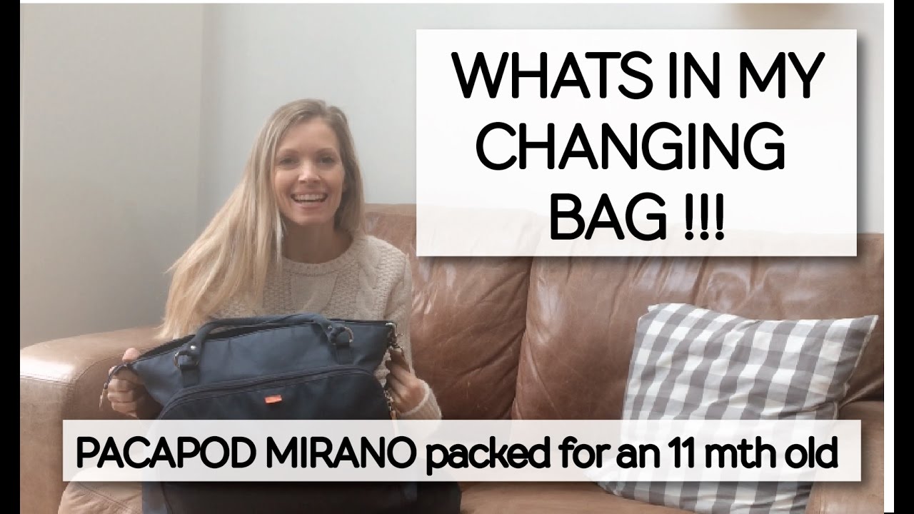 WHAT'S IN MY CHANGING BAG - PACAPOD MIRANO - 11 month old