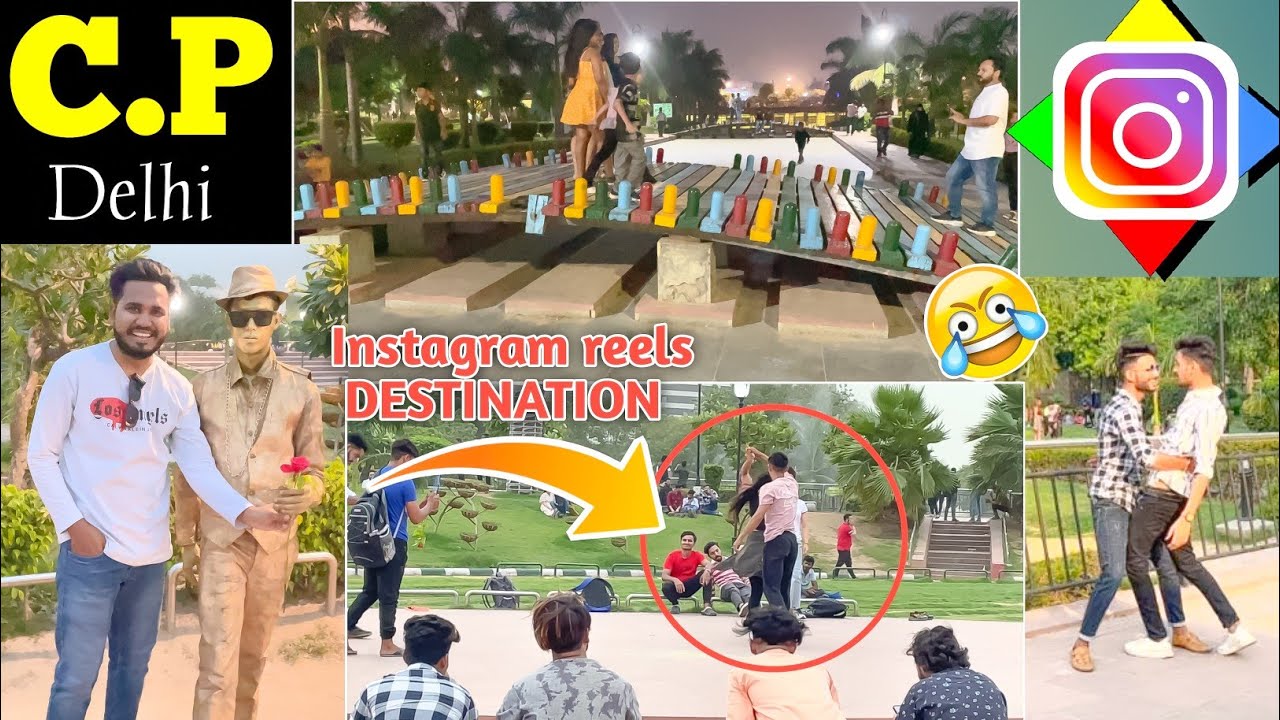 Instagram Reels ki Duniya😂|Central Park Connaught place|Best place for entertainment😂|Allrounders
