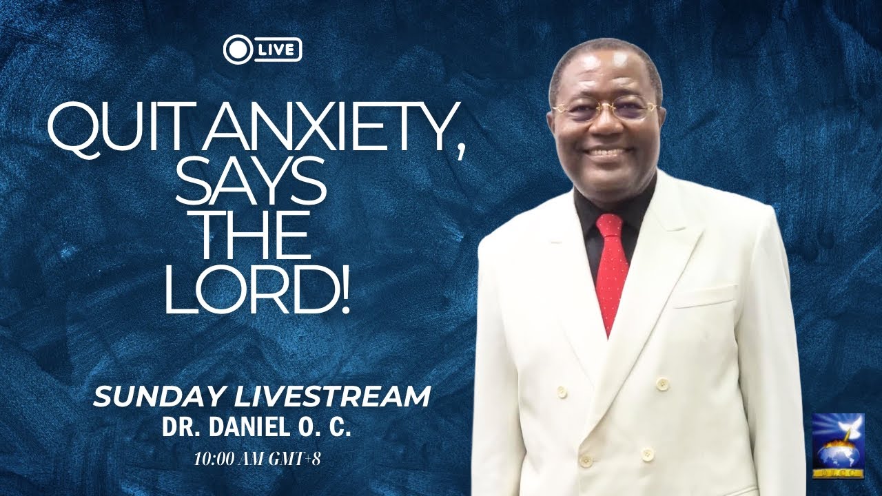 Quit Anxiety, Says The Lord! - DLCC Live Stream Service on 18 January 2026