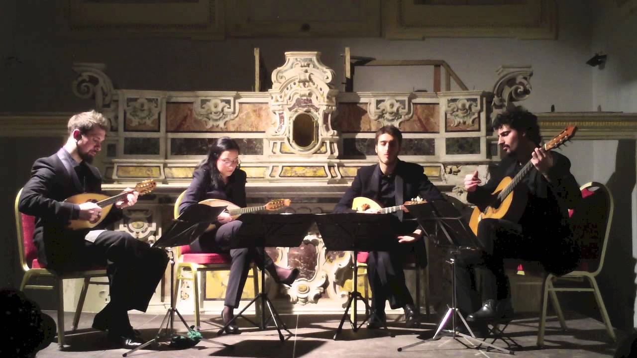 MelisMandolin Quartet plays Raffaele Calace Intermezzo op.146