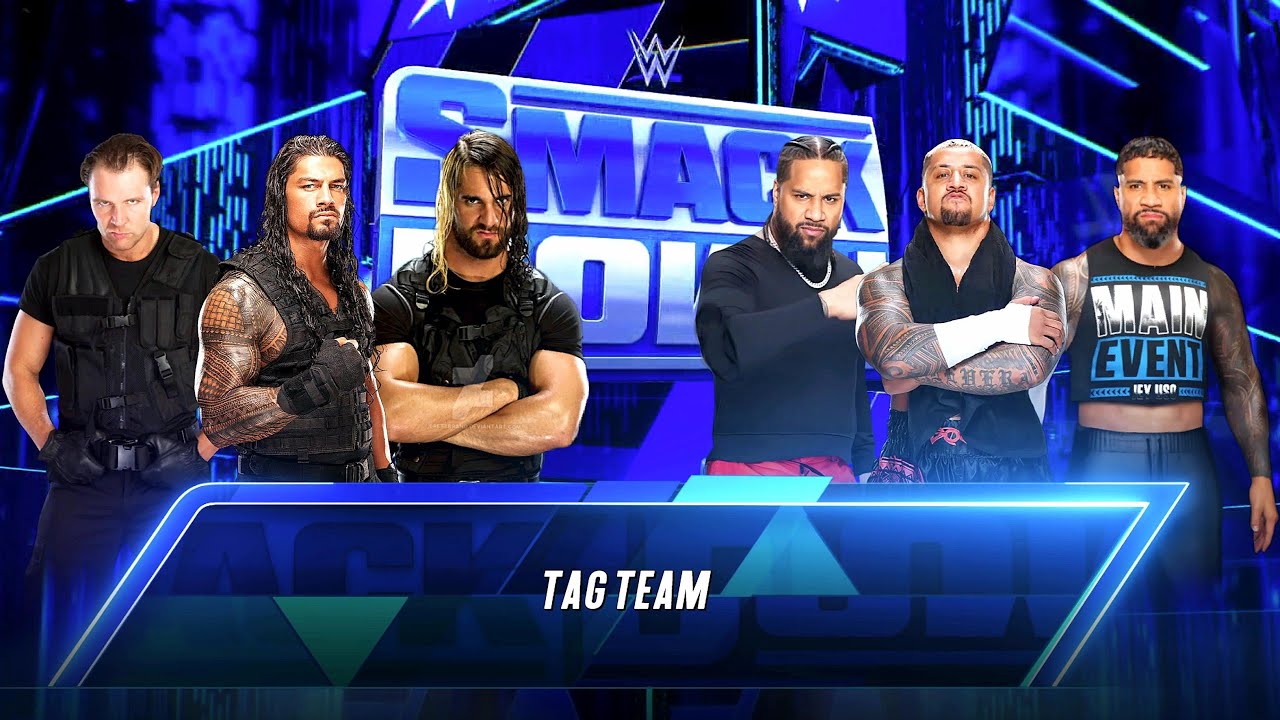 The Shield vs The Bloodline: Usos + Solo Sikoa | WWE 2K23 | Ultra Realistic Graphics | 4K