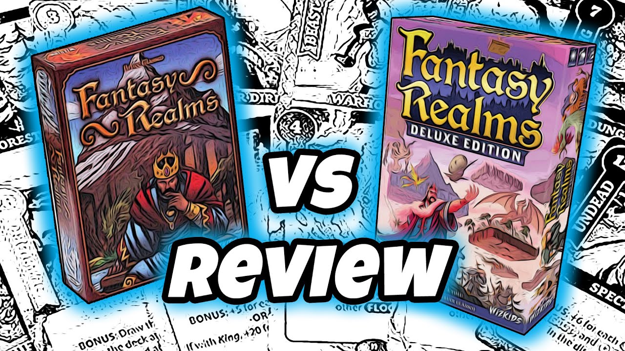 FANTASY REALMS VS FANTASY REALMS: DELUXE EDITION | Review and Comparison