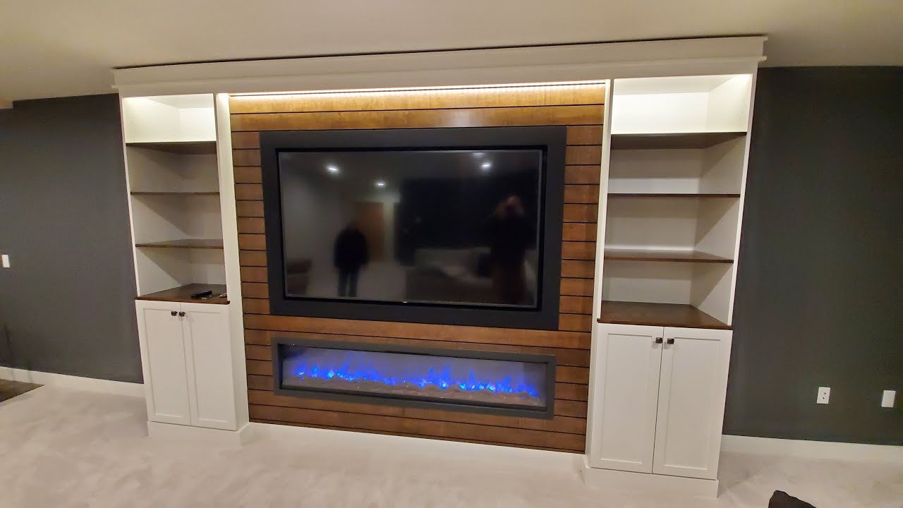 Custom Built In Entertainment Center 75