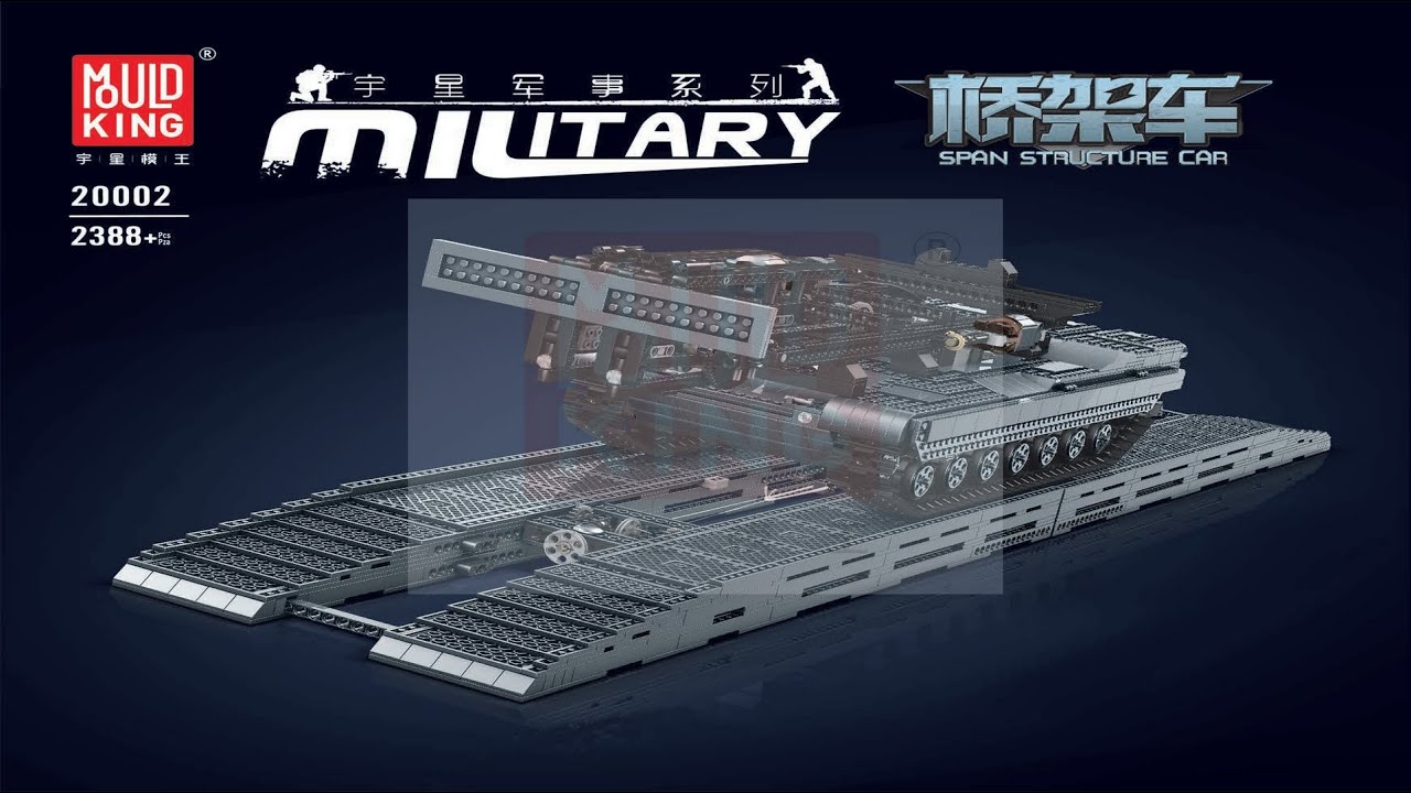 Mould King instructions | Mould King Tank | 20002 | RC Bridge Tank