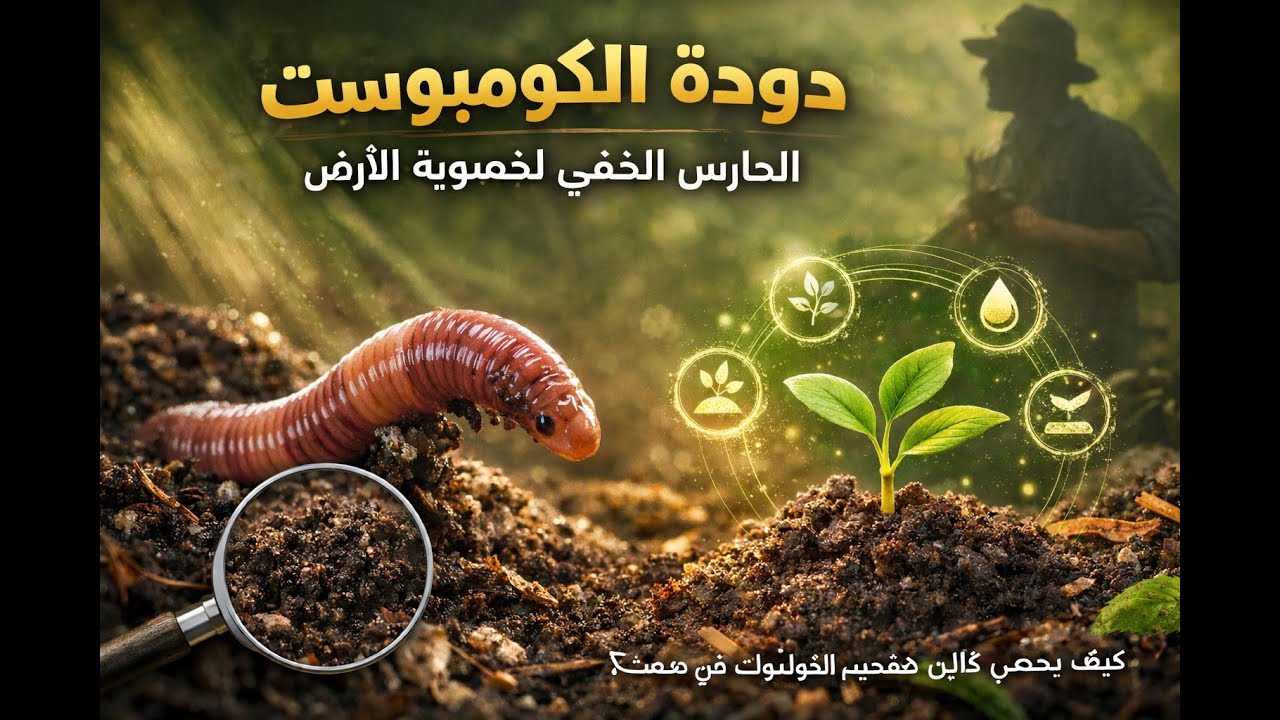 دودة الكومبوست: الحارس الخفي لخصوبة الأرض