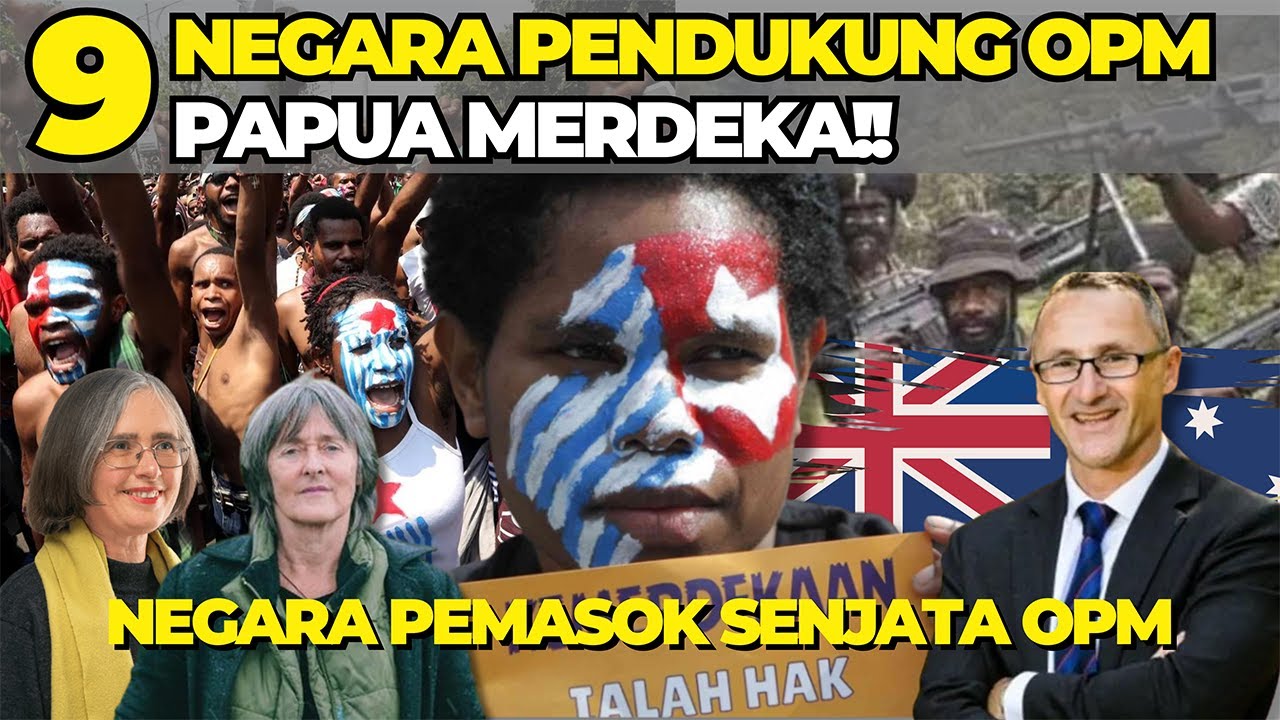9 NEGARA PEMASOK SENJATA OPM ?! INGIN PAPUA LEPAS DARI INDONESIA
