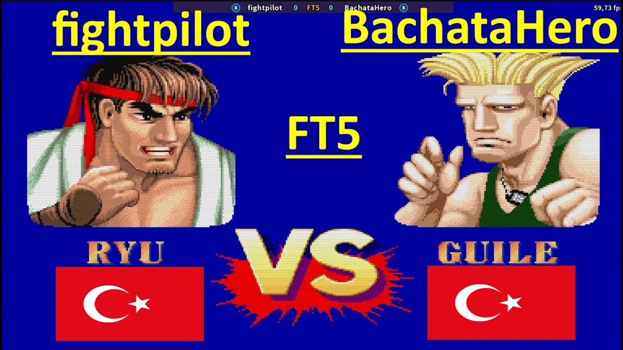 Street Fighter II': Champion Edition - BachataHero  vs fightpilot  - FT5 - 1080P/60FPS - 03.12.2024