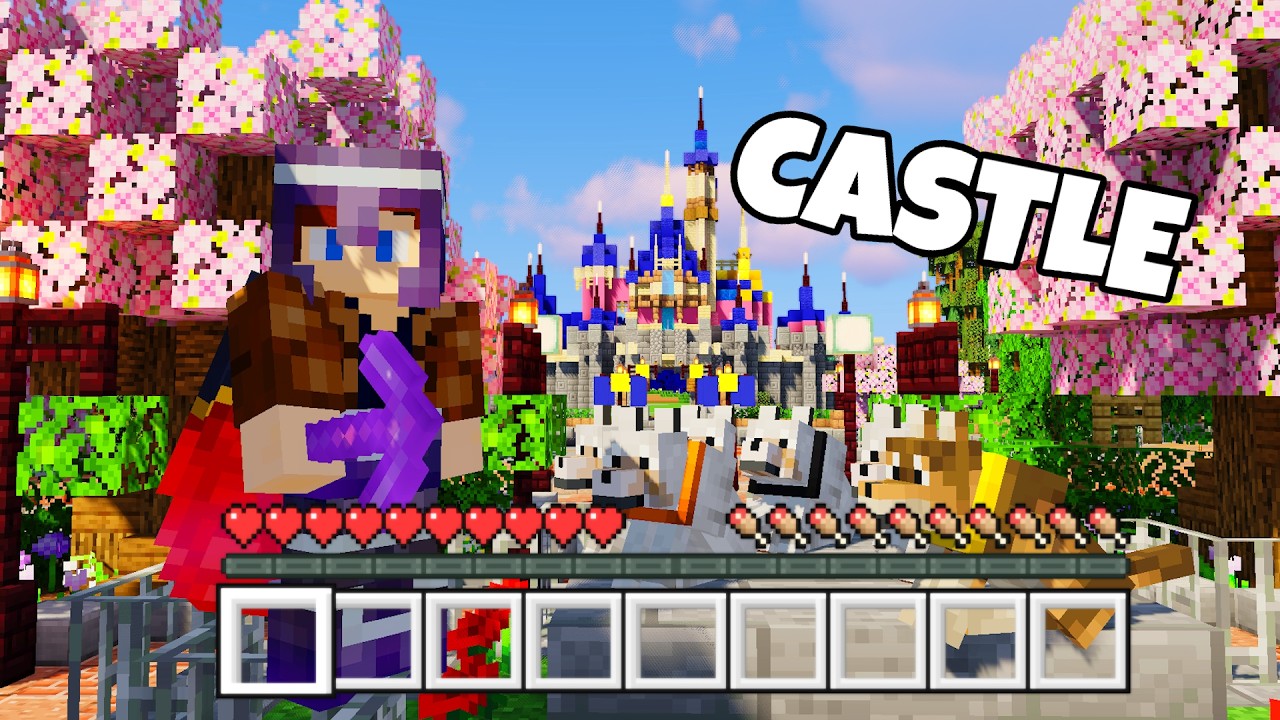 Building ALL of Disneyland in Survival Minecraft (Ep 4)
