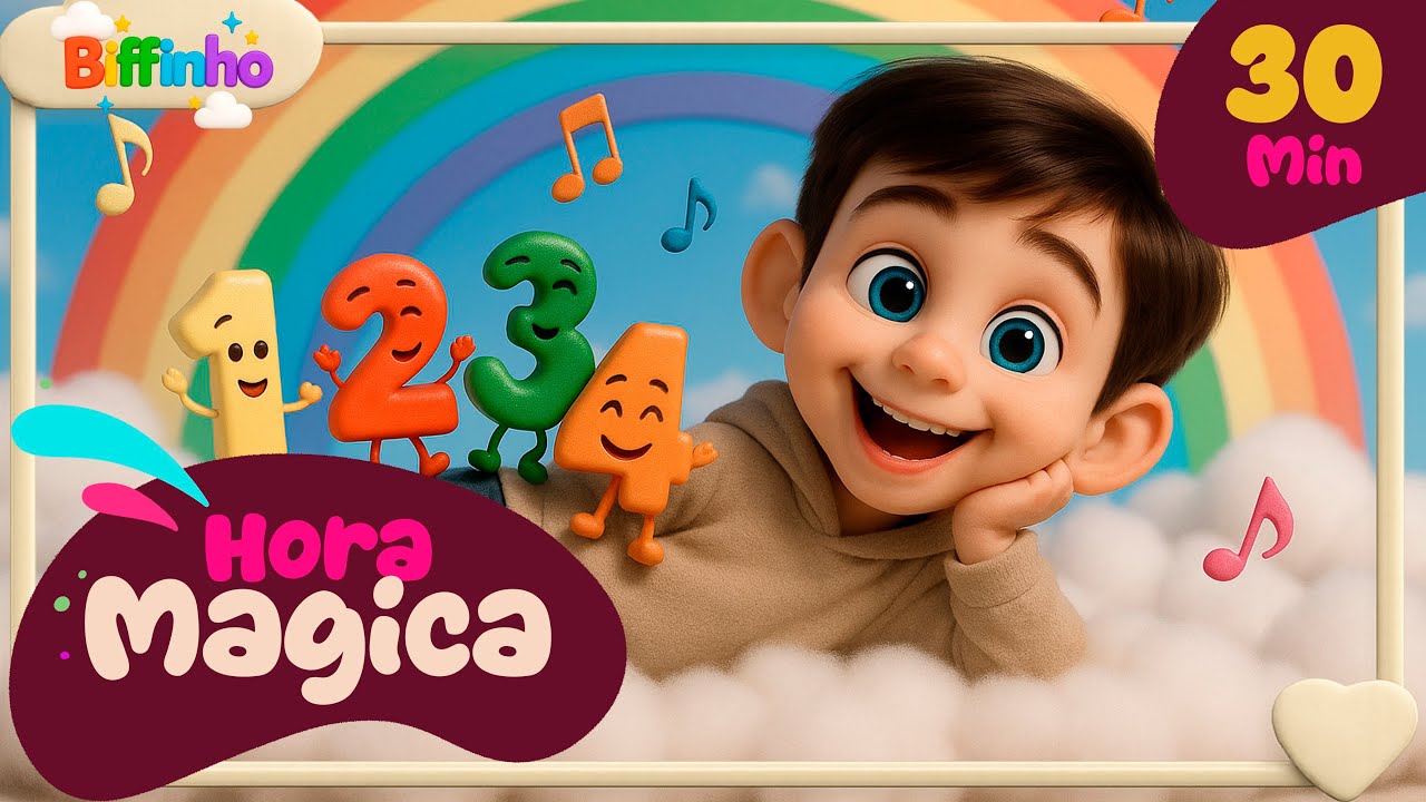Hora Mágica | Aprenda a Contar | Alfabeto | Desenhos Infantis Sem Intervalos | BIFFINHO
