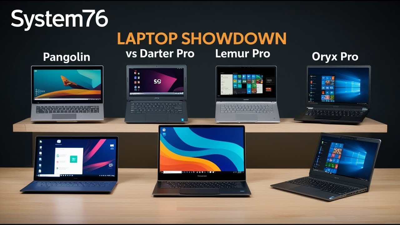 System76 Laptop Showdown: Pangolin vs Darter Pro vs Lemur Pro vs Oryx Pro!