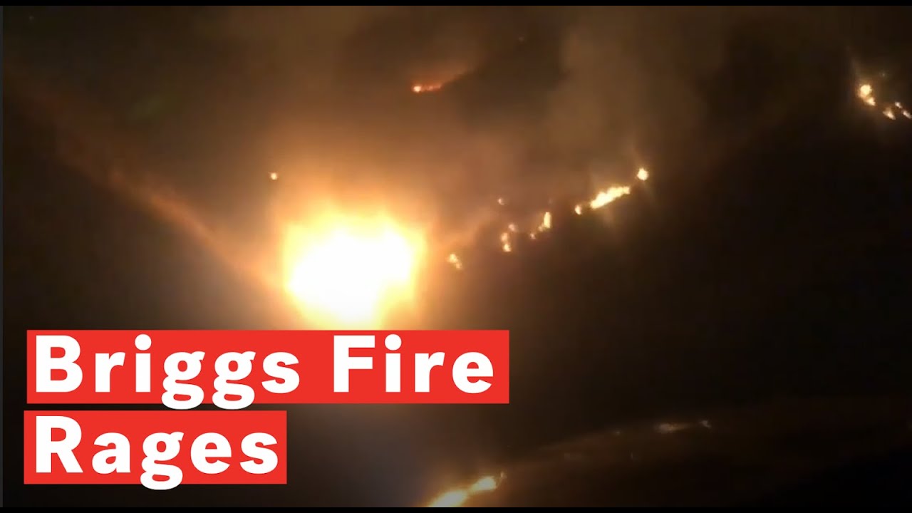 Briggs Fire Breaks Out In Santa Paula, California