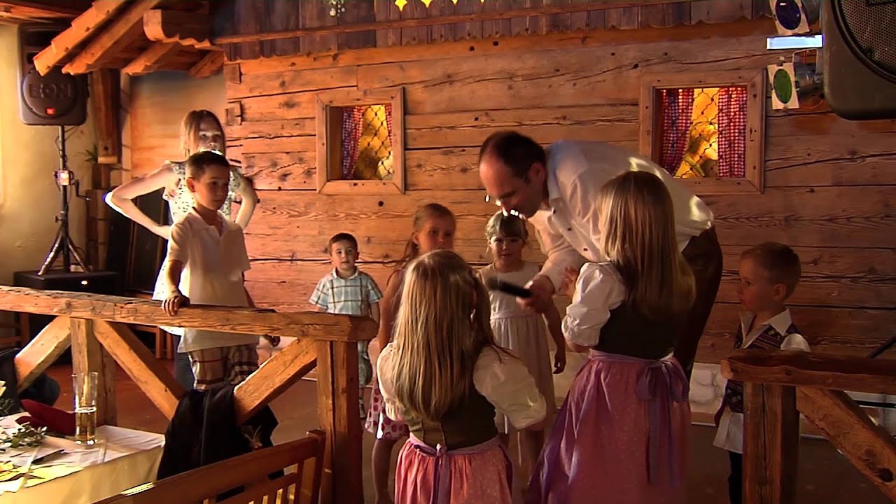 Disc-Moderator Peter Rebhan beim Greischbergerhof