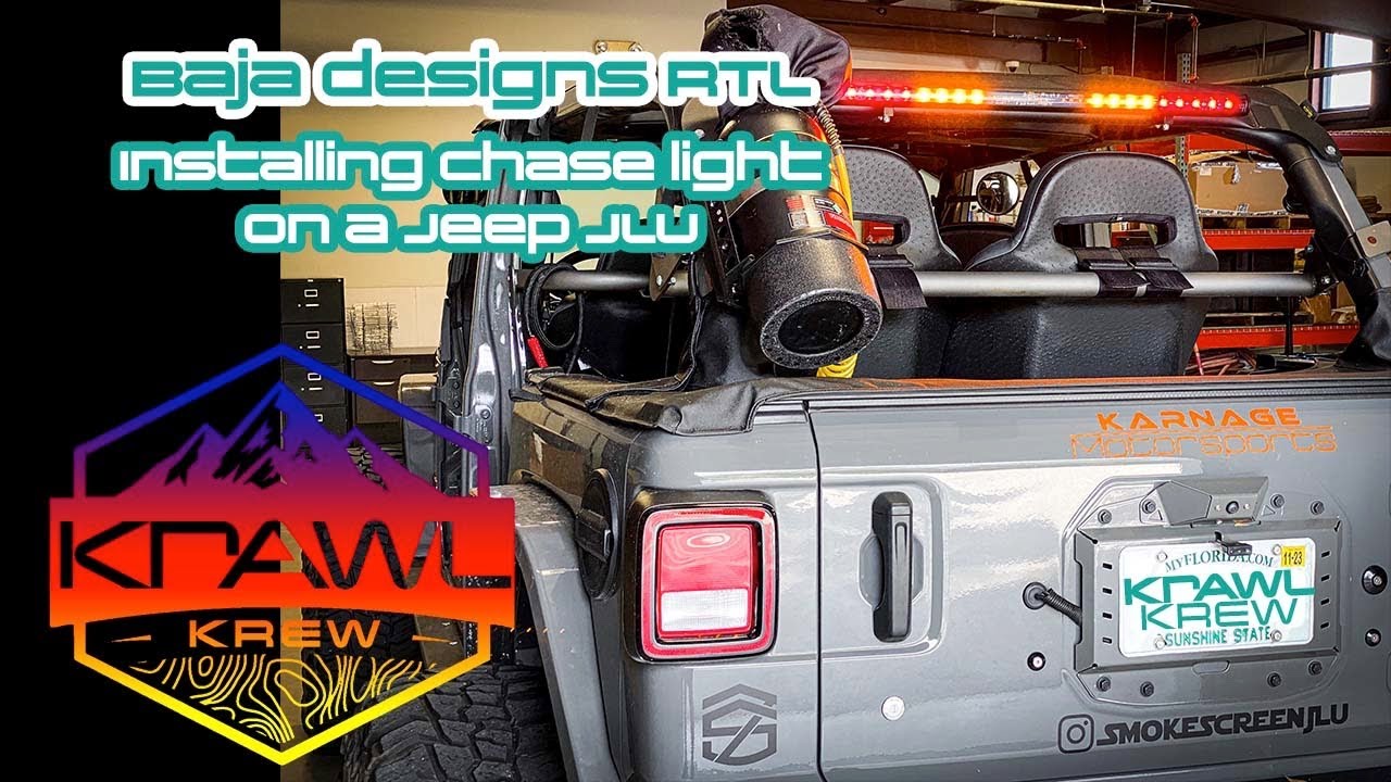 So you want a Chase Light on your Jeep JLU? How I installed my Baja Designs RTL to the factory cage
