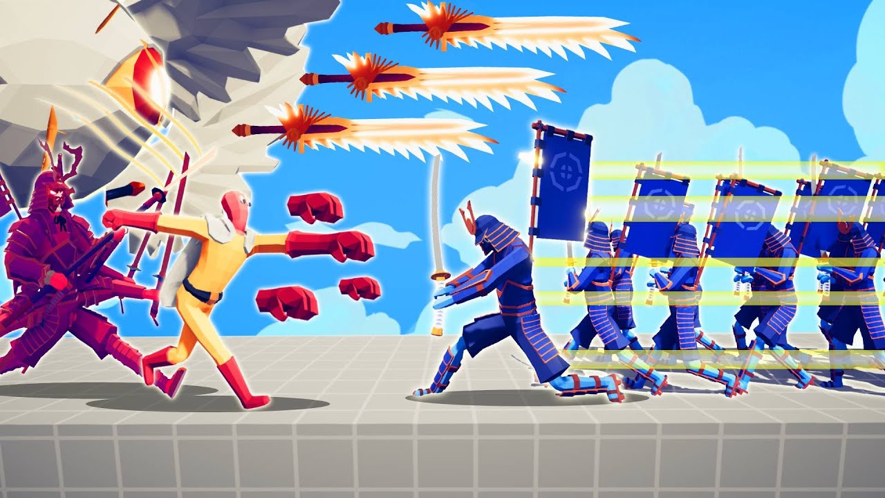 EVERY STRONGEST BOSS vs 100x SHOGUN | TABS - Totally Accurate Battle Simulator