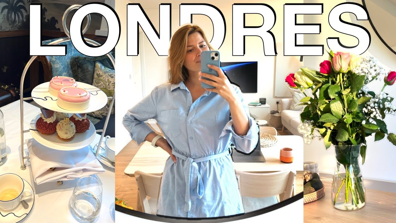 VLOG À LONDRES | une journée dans mon assiette, métros cachés & afternoon tea 🫖🍝