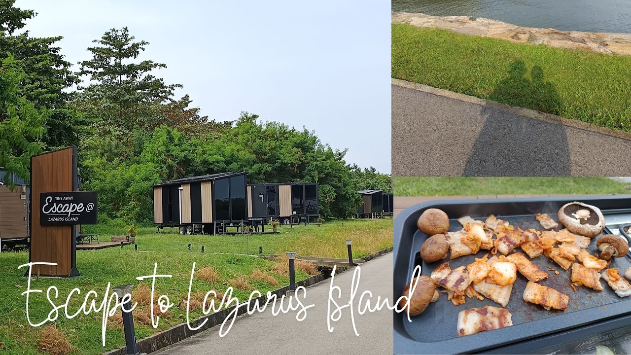 Escape to Lazarus Island #tinyhome #bbq #islandlife