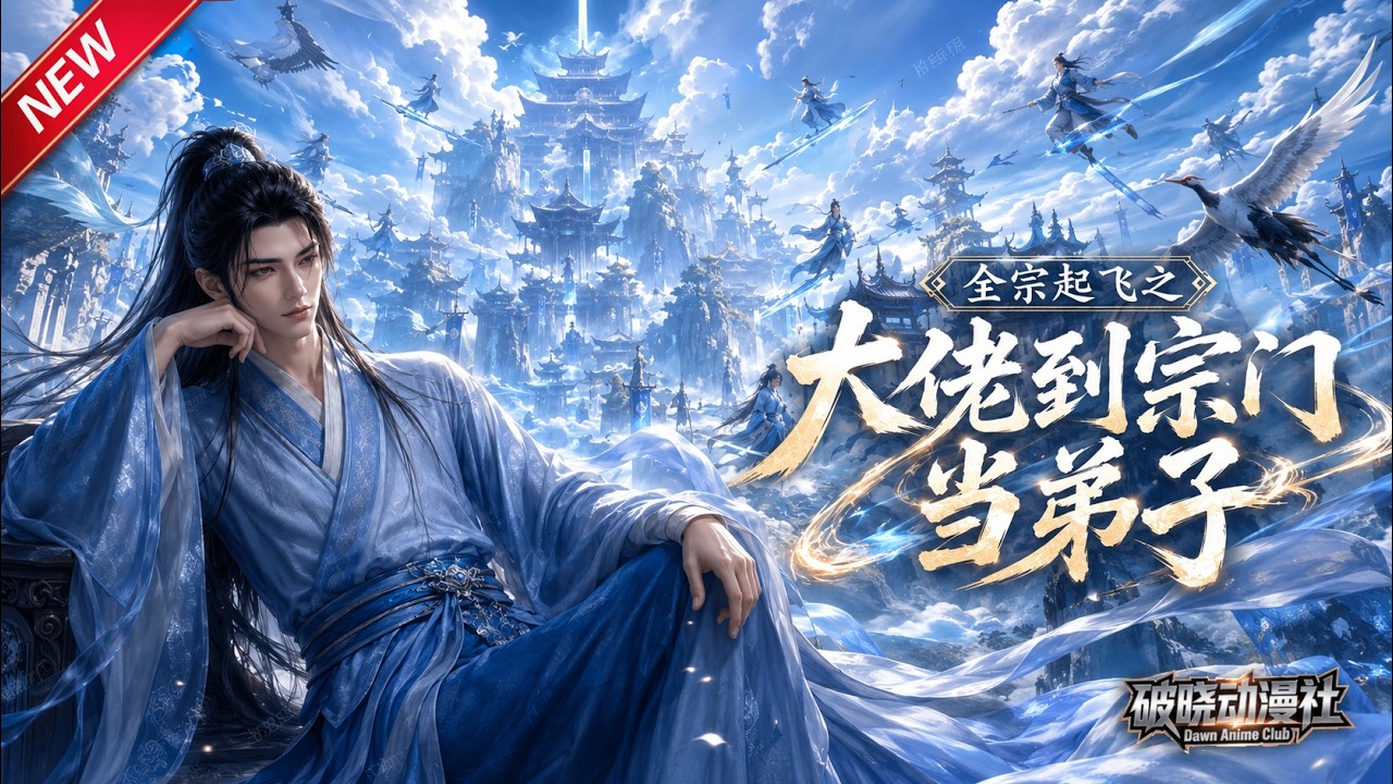 MULTISUB📢新番上线《全宗起飞之大佬到宗门当弟子》第1~54集丨万界共主隐居落魄宗门，伪装小弟子，暗中悄悄振兴全宗！#最新漫剧 #破晓动漫社