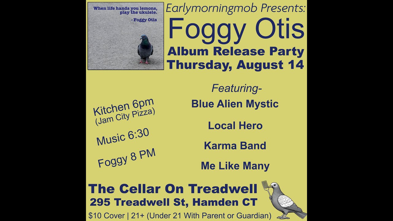 Foggy Otis Album Release Party | The Cellar On Treadwell | August 14, 2025