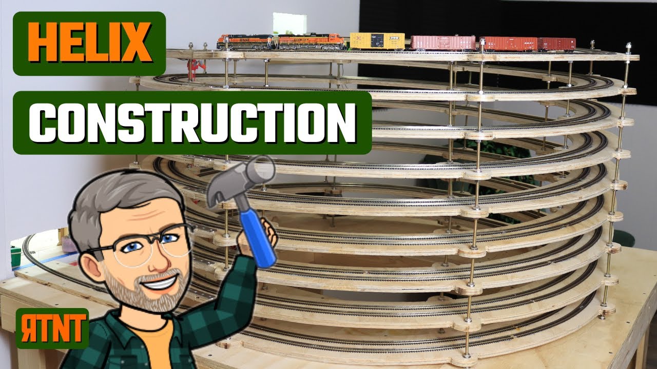 Model Railroad Helix Construction