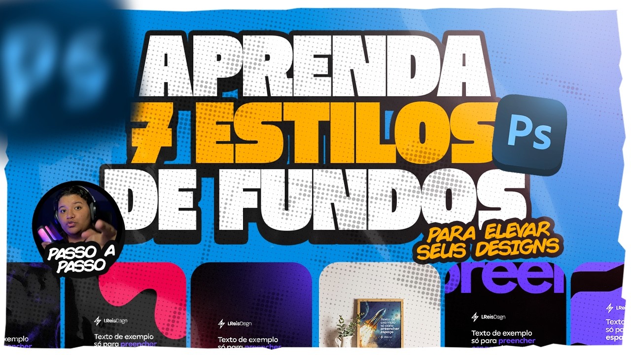 Como fazer backgrounds no Photoshop – passo a passo completo | @lyviareisdesigner