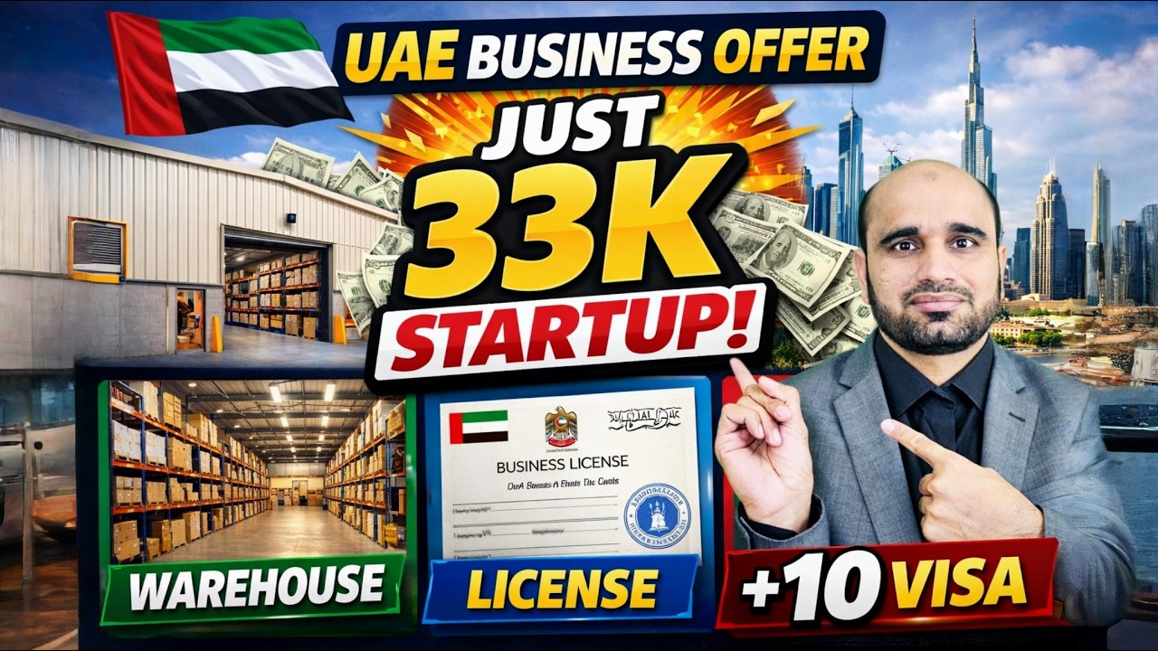UAE 🇦🇪 Business License + Warehouse + 10 Visa Package Under 33,000 AED | Best 2026 Business Setup Of