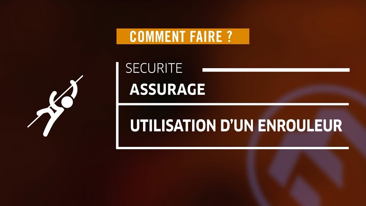 Escalade - Assurage - Utilisation d'un enrouleur