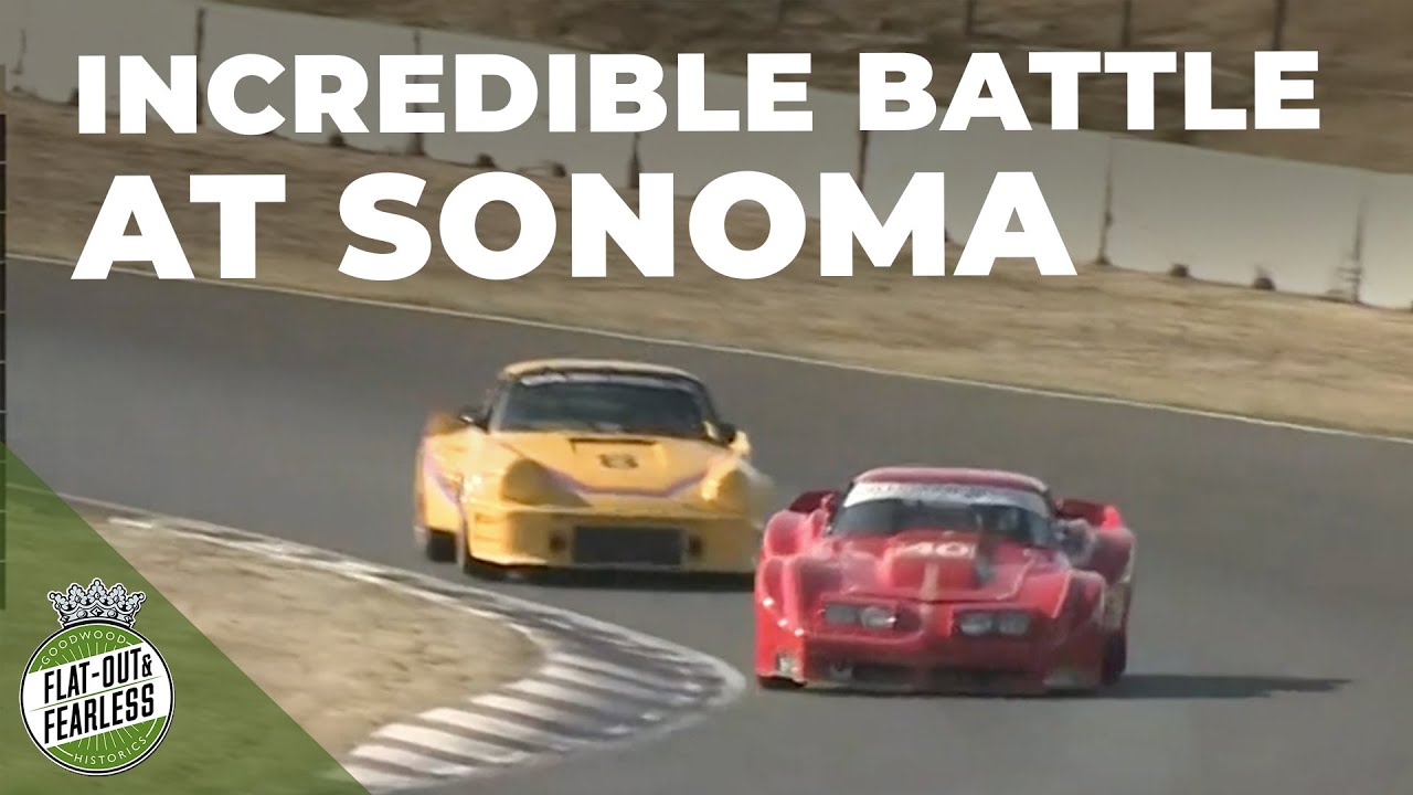 800PS Greenwood Corvette intense battle with Porsche 912
