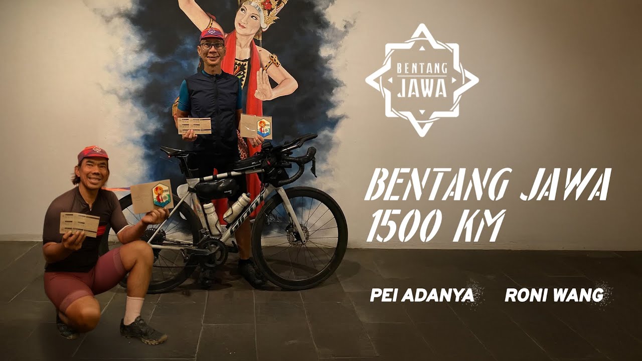 Bentang Jawa 2025 – Kisah Finisher 1500km dengan Giant TCR | Roni Wang & Pei