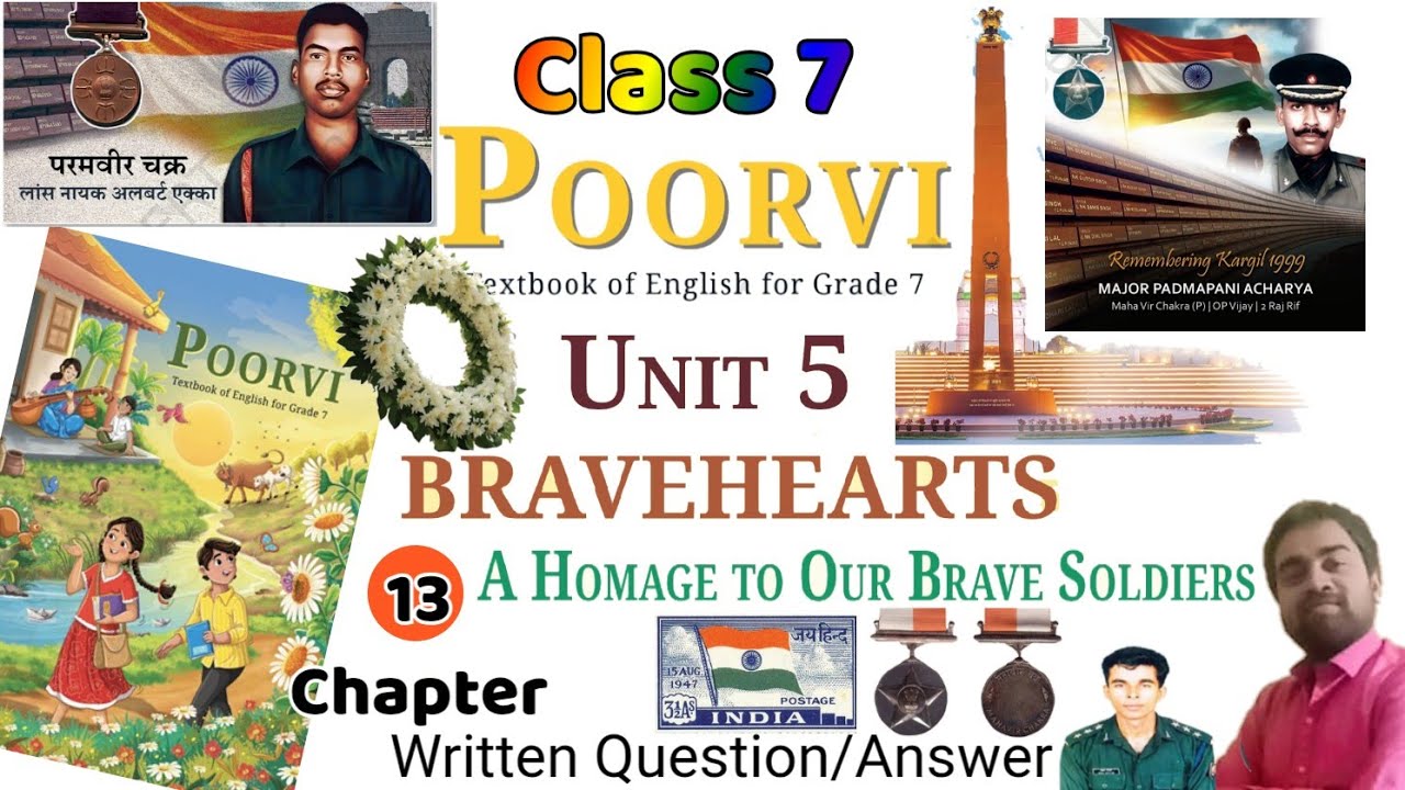A Homage to our brave soldiers | Unit 5 | Class 7 English | chapter 13 | Poorvi ‎⁨‎⁨@ATOZSTUDYZ