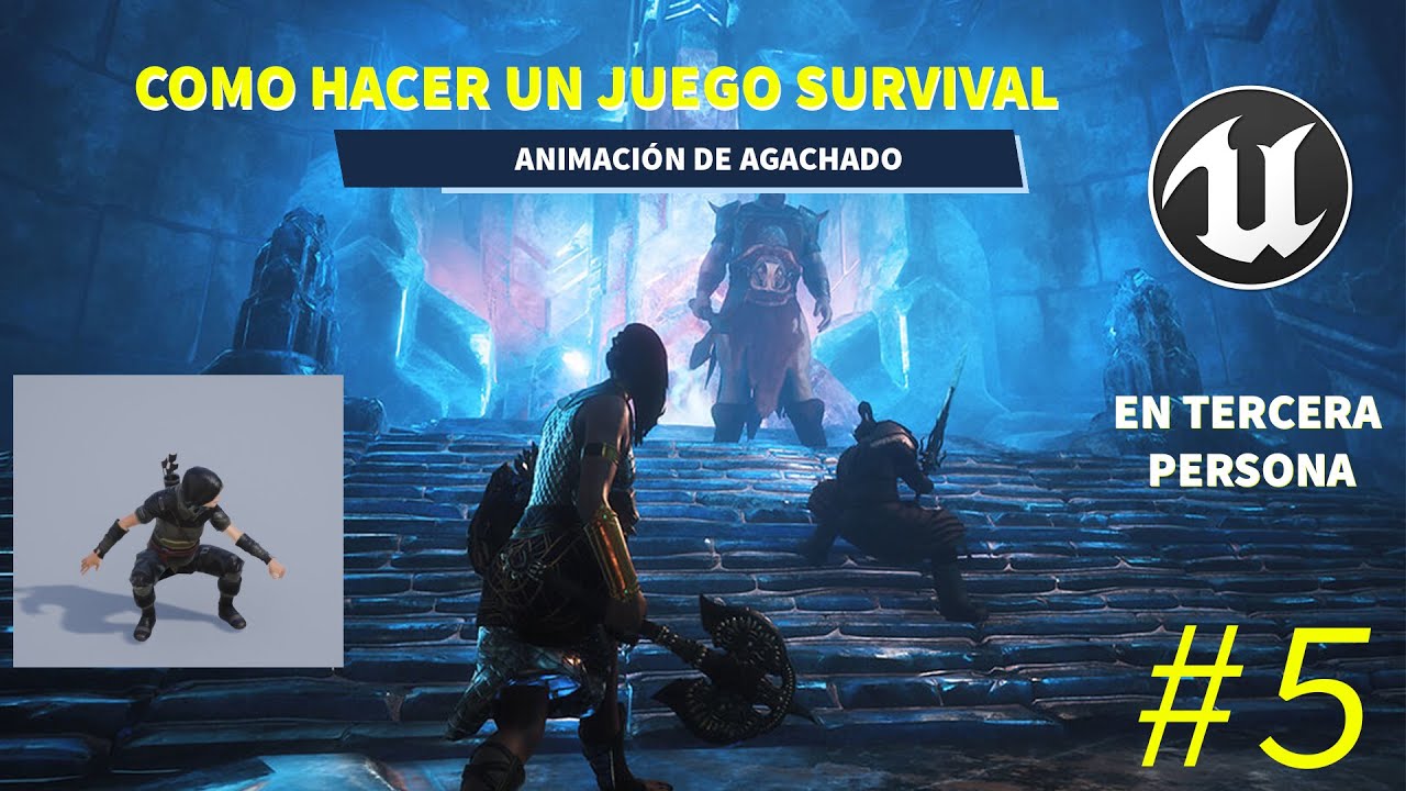 Como hacer un juego en TERCERA PERSONA | Tutorial Unreal Engine. Parte #5. Agacharse!
