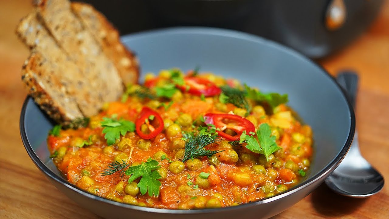 👉[КРЕМОВАЯ и ВКУСНАЯ] Постное блюдо из гороха | Шеф-повар Пауль Константин