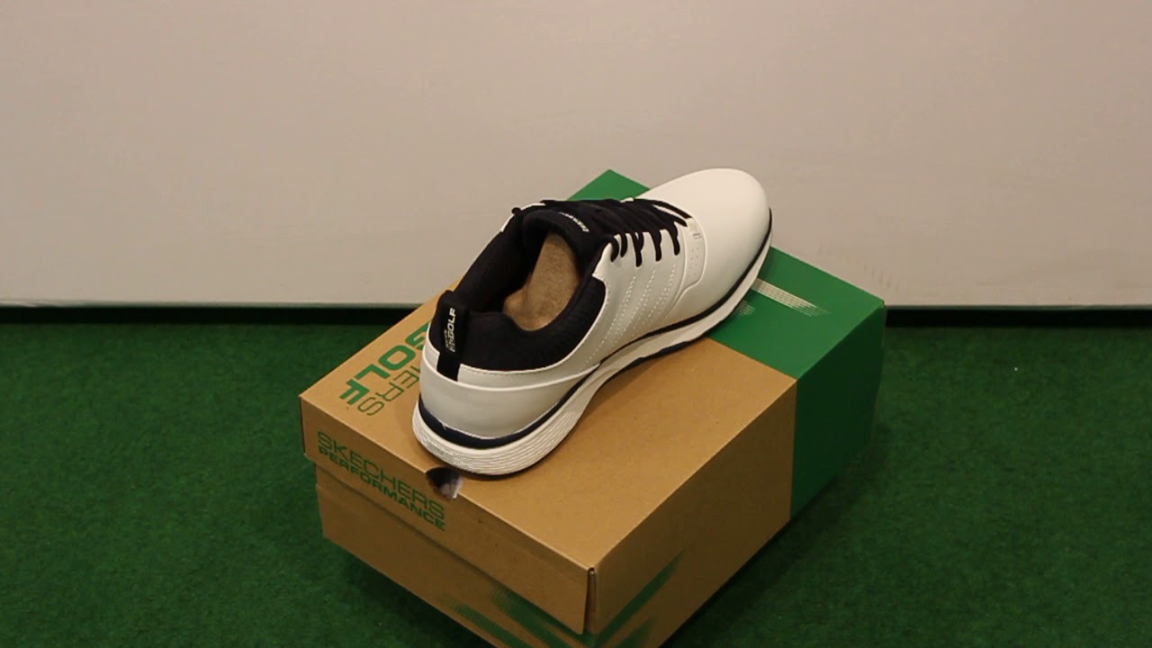 SKECHERS GOGOLF MOJO PUNCH SHOT HVID HERRE GOLFSKO