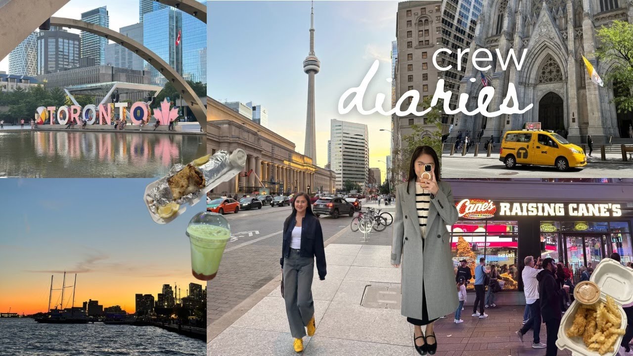 exploring toronto, trying out raising cane’s, aritzia & sephora haul | crew diaries