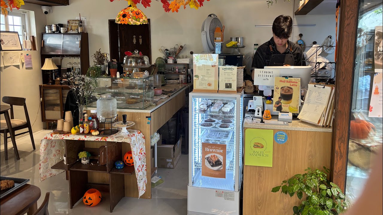 Slow Pace Vlog - working at a cafe, baking brownies while talking about baby goats