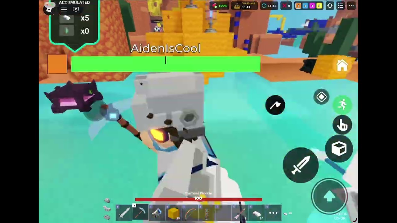 Roblox Bedwars: Playing with my cousin! (3 Squads duels)