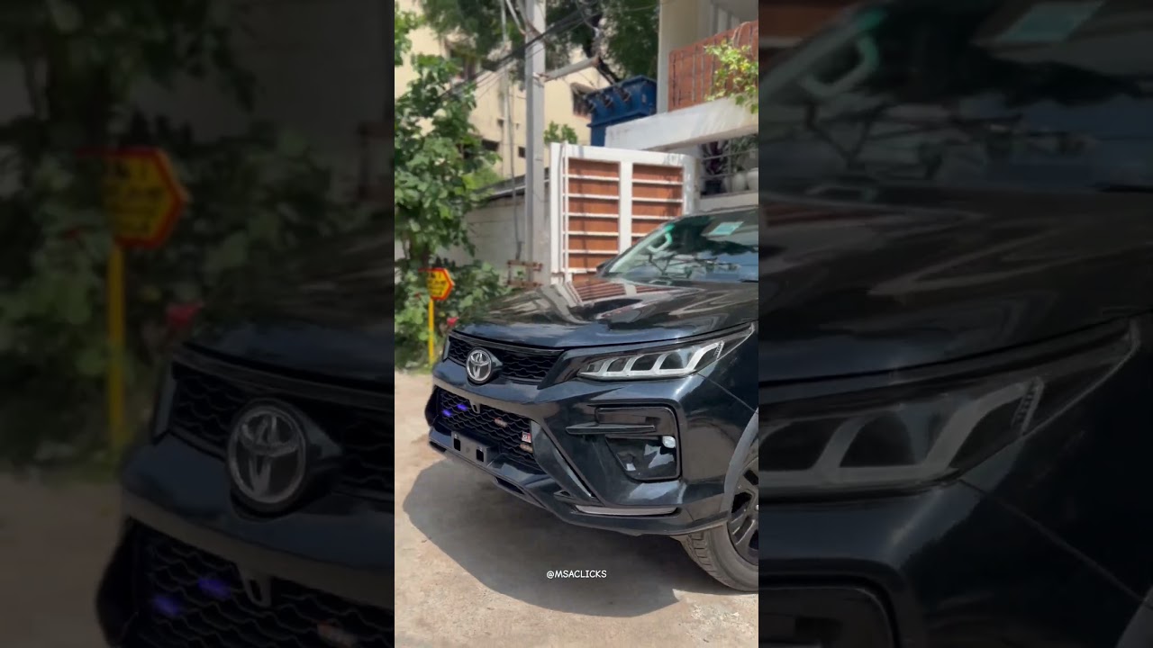 Toyota Fortuner GR-S limited edition #toyota #fortuner #hyderabad