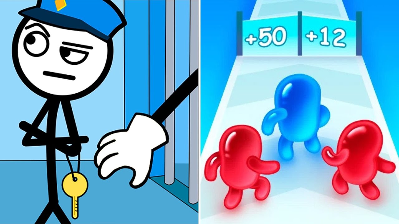 Thief Puzzle Vs Join Blob Clash 3d Max Mob Runner — All Levels iOS Android Gameplay
