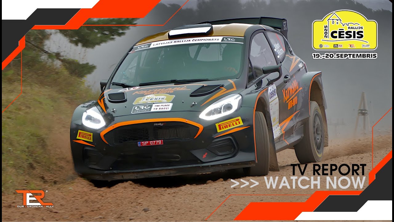 TER - Tour European Rally 2025 Round 3 - Rallijs Cēsis - TV Report