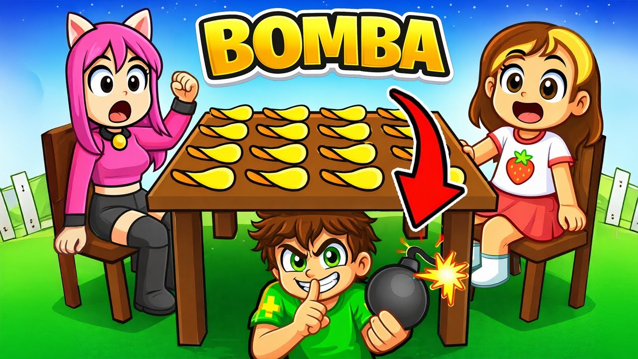 Bag *BOMBE* in CHIPSURILE Prietenilor Mei pe ROBLOX...