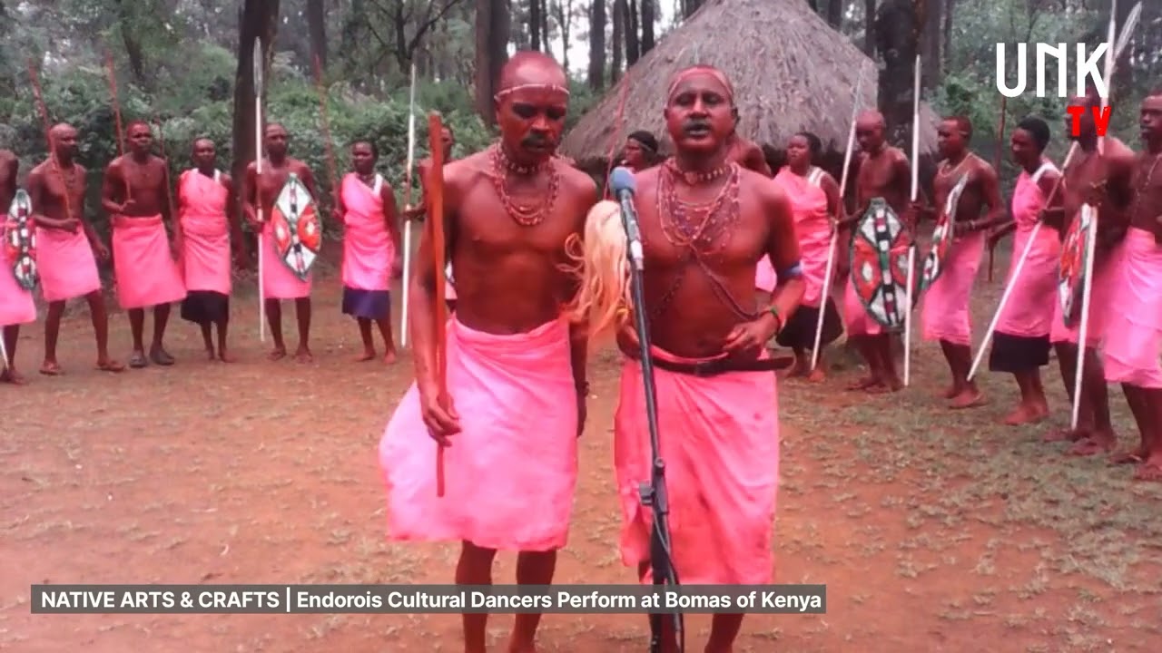 Endorois Cultural Dancers Perform Traditional Song at Bomas of Kenya